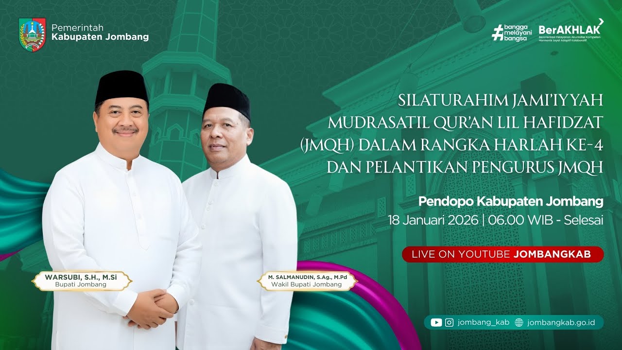 🔴 LIVE | Silaturahim Jami’iyyah Mudrasatil Qur’an lil Hafidzat (JMQH) Dalam Rangka HARLAH Ke-4