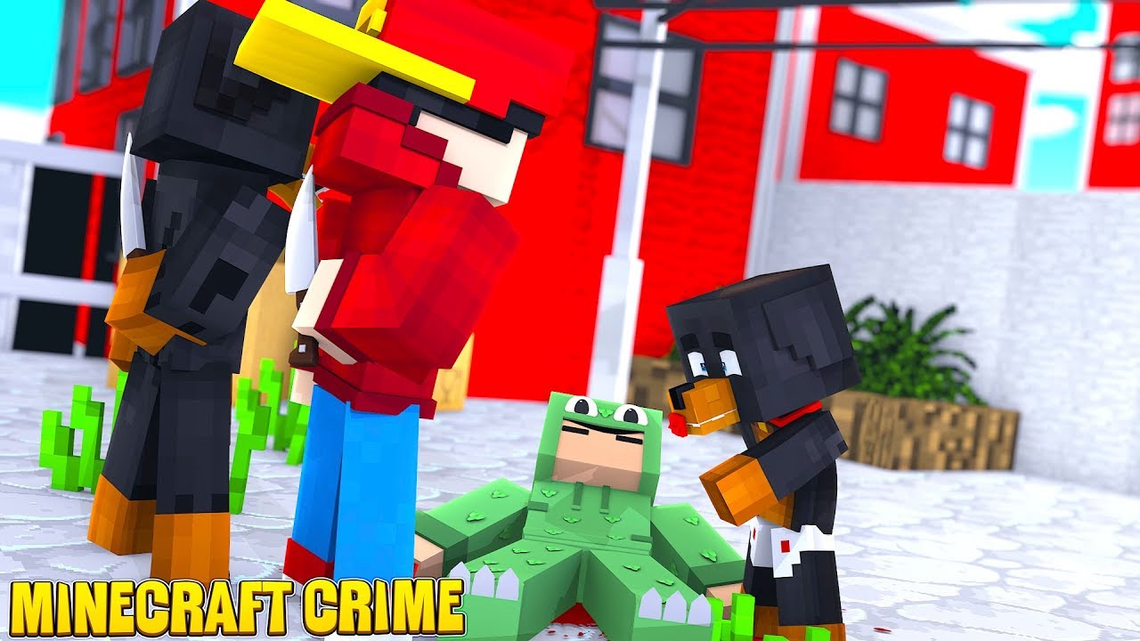 Minecraft Crime - SOLVING A MURDER MYSTERY - LITTLE LIZARD IS DEAD!!!