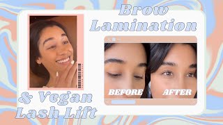 What is a Brow Lamination and Lash Lift? Worth it?? Cruelty-Free Beauty Adventures | Nisha Balsara