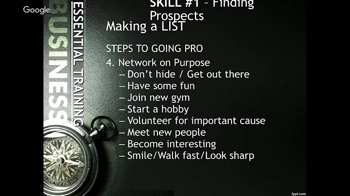 Essential Training: 7 Skills For Success in Network Marketing