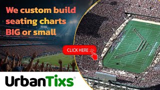 Urban Tixs Custom Build Seating Charts