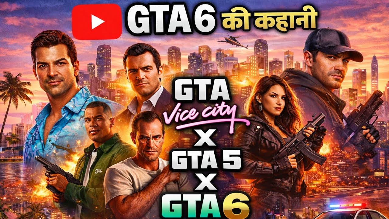 GTA Vice City से GTA 6 तक का सफर 🔥 | Full Story Hindi