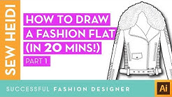 Illustrator Fashion Design Tutorial: How to Draw a Fashion Flat in 20 Mins (Part 1) - Durasi: 6.15. Illustrator Fashion Design Tutorial: How to Draw a Fashion Flat in 20 Mins (Part 1) - Durasi: 6.15.