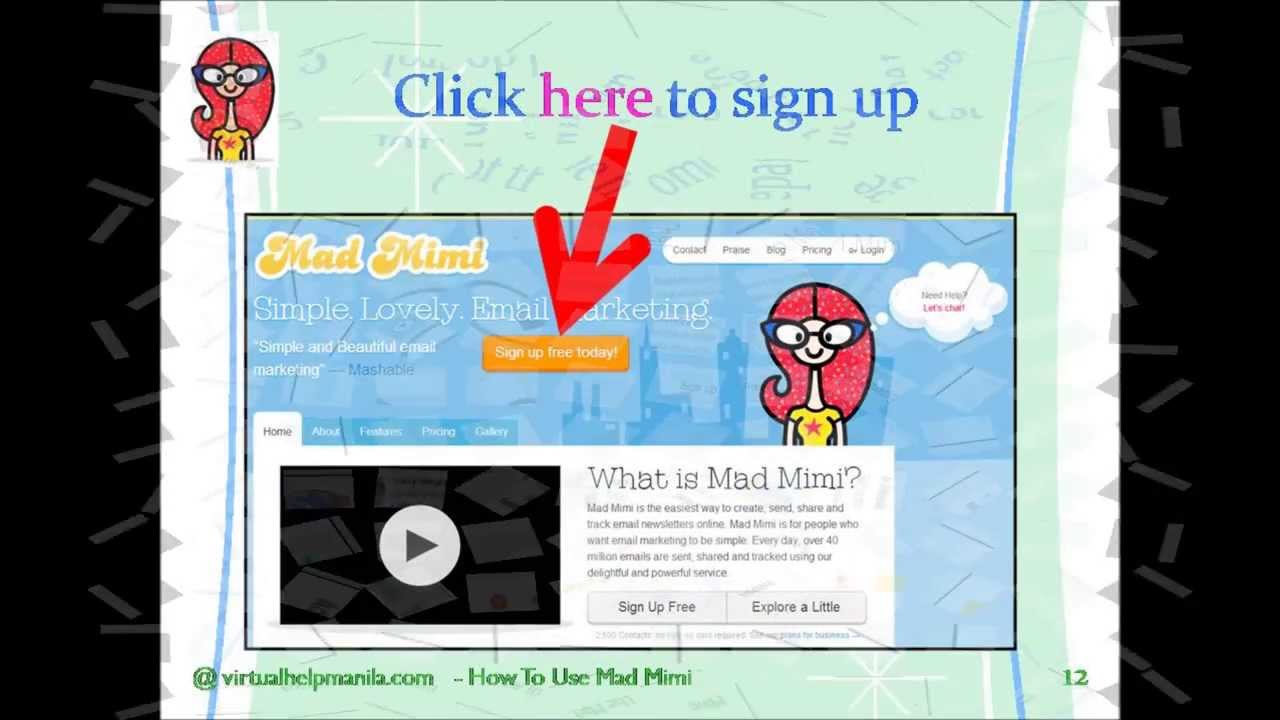 Madmimi Tutorial - YouTube