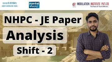 NHPC-JE 2022 Paper Analysis Shift- 2