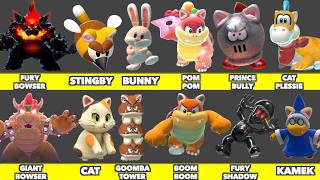 Evolution of Bowser's Fury Bosses Game Graphics on Nintendo Switch 2