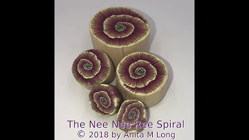 Nee Nee Ree Spiral Polymer Clay Cane Tutorial