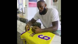 Lebron James speaks on why he wears number 6