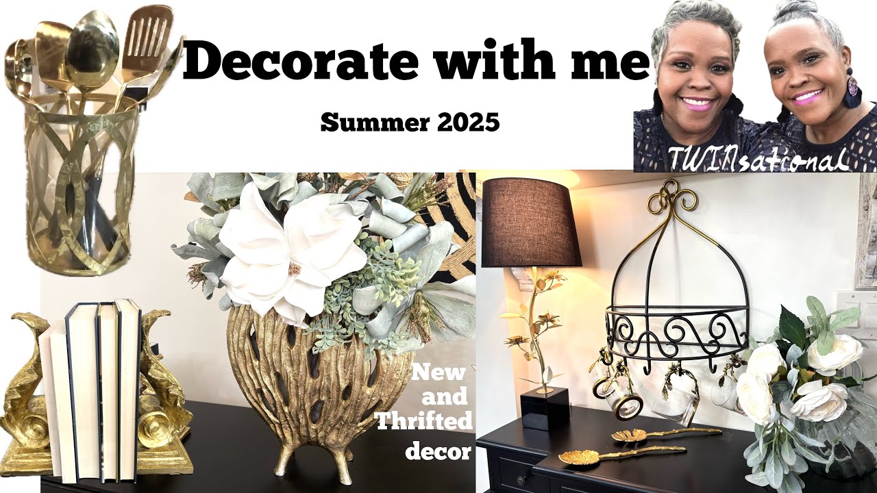 DECORATE WITH ME/STYLING NEW & THRIFTED DECOR