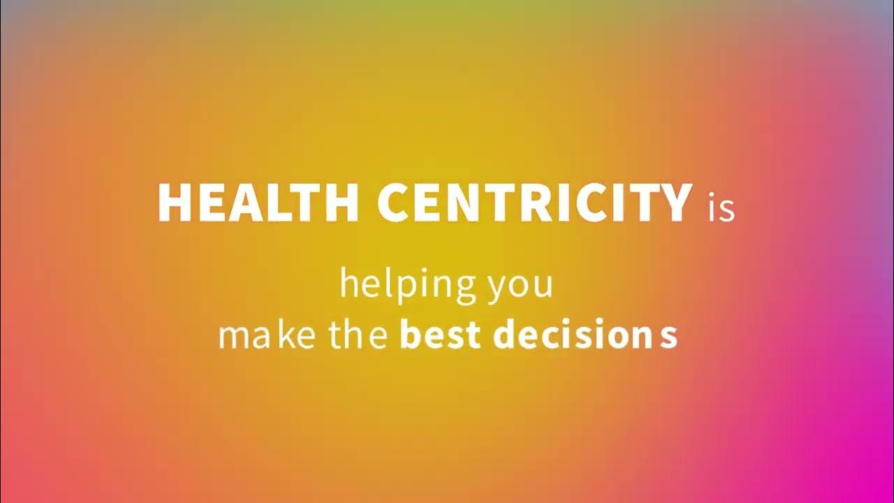 Health centricity YouTube