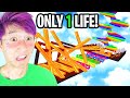 Can We Beat This 1 LIFE OBBY In ROBLOX?! (JUSTIN RAGED SO BAD)