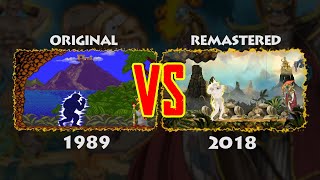 Comparing the Old & New Intro - Toki Arcade Game