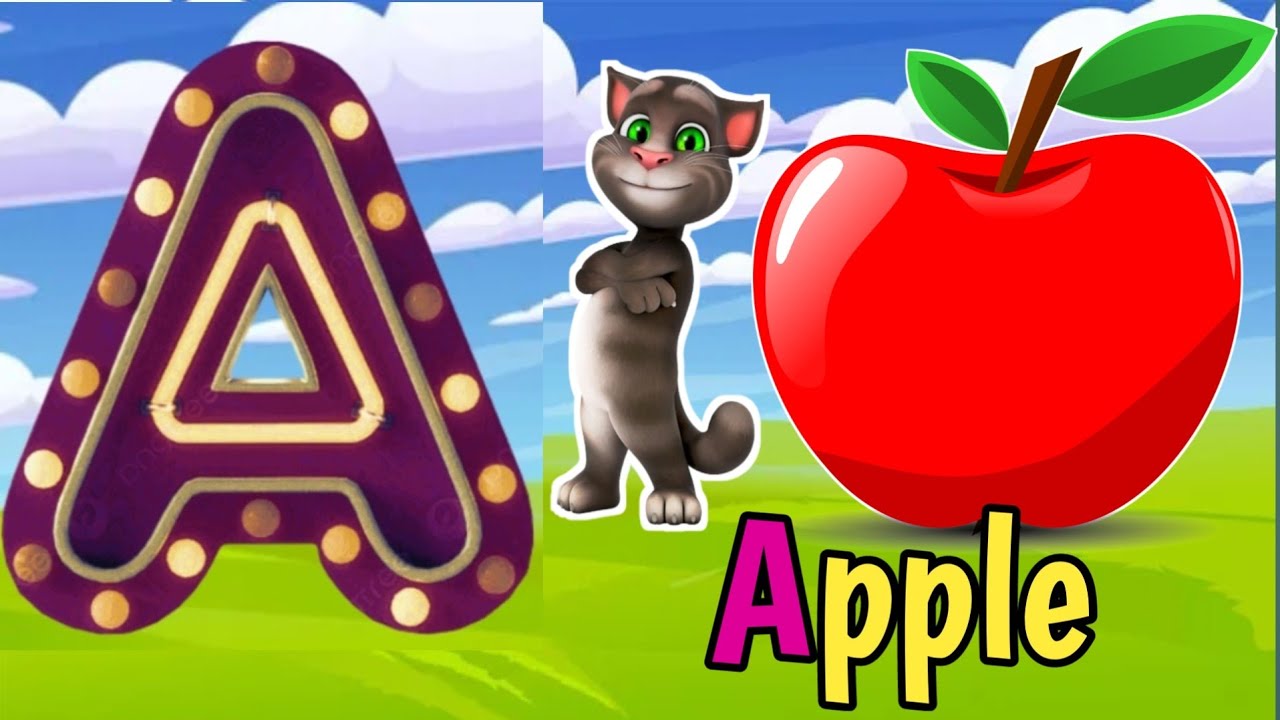 A For Apple B For Ball I Abcd Song I Abcd Rhymes I Abc Song Nursery ...