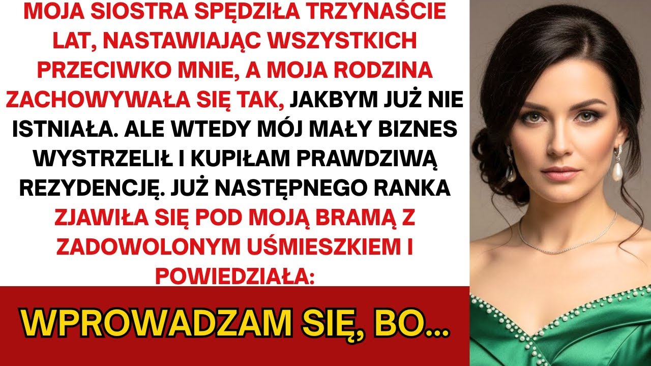 Moja rodzina wydziedziczyła mnie na 13 lat przez moją siostrę — ale to, co było potem, ich oniemiło.