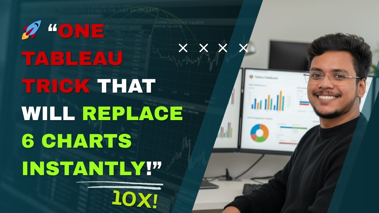 Tableau Advanced Hack: Replace 6 Different Charts With Just ONE Interactive Chart Using Parameters!