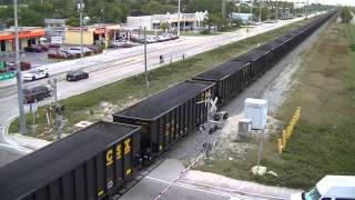 FEC Freight Train 1045 (RARE-Unit Coal Train)
