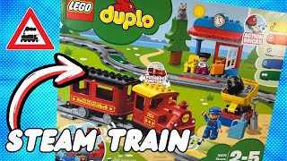 LEGO DUPLO Ep 19: Steam Train 10874 (unboxing & building)