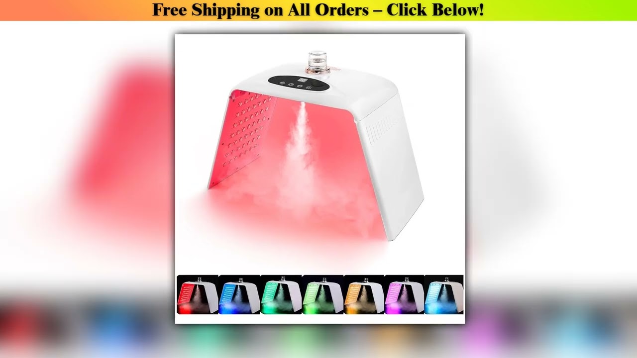 Professional 7 Colors PDT LED Mask Facial Red Light Therapy Skin Rejuvenation Device Face Lift