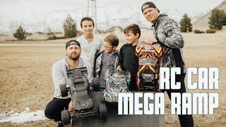 RC CAR MEGA RAMP | FULL SPEED GOPRO COLLISION | TRAXXAS SLASH 4X4