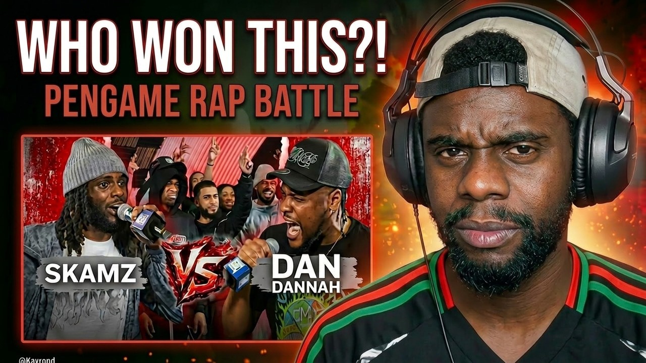 WHO WON THIS?! | SKAMZ vs DAN DANNAH | PenGame Rap Battle | REACTION | @Kayrond ‬