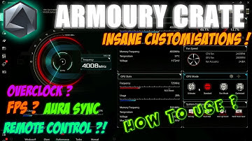 Asus Armoury Crate Software | A Guided Tour