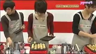 DBSK Cooking Takoyaki eng sub   YouTube