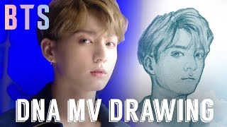 Jungkook | BTS DNA MV Drawing