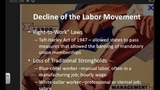 Economics: Ch 9: Section 3: Organized Labor