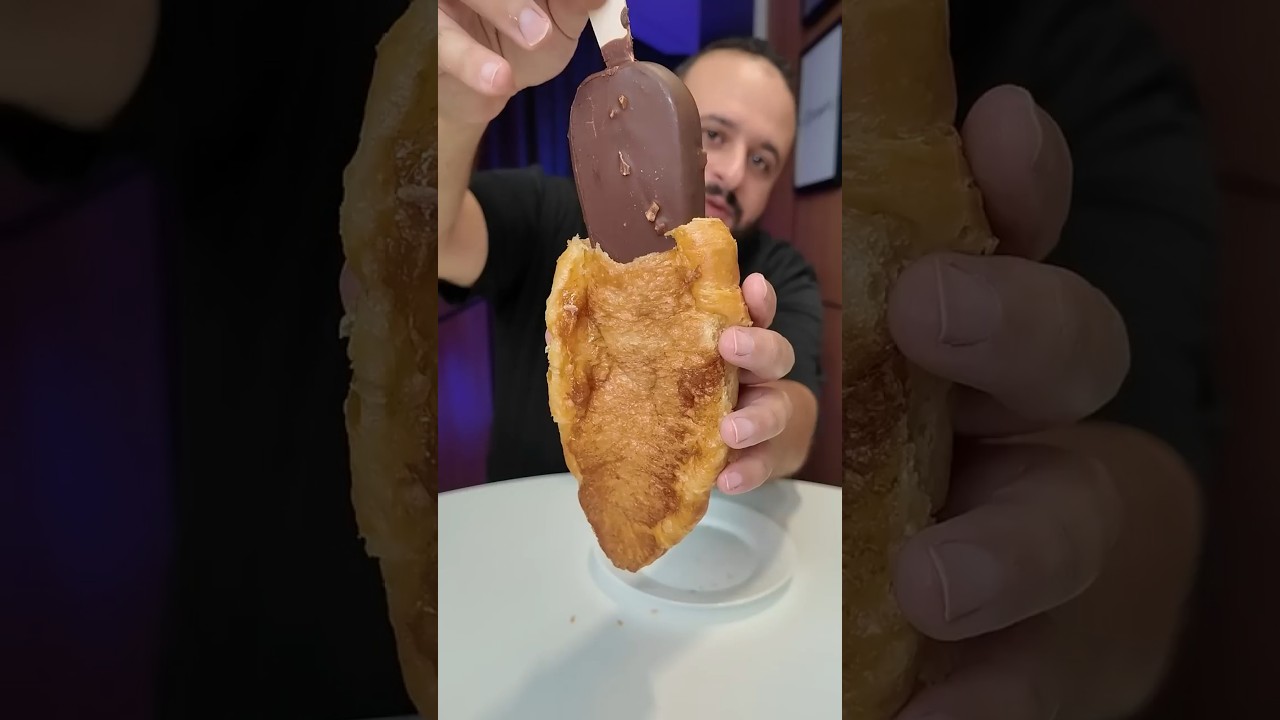 ⁣ترند الكرواسون مع الآيس كريم #wheretoeat #wheretoeategypt #recipe #fyp
