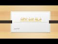 تعلم كتابة اللافتة الصف الثاني والثالث والرابع الابتدائي