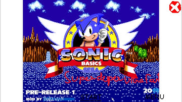 Sonic Basics Super Duper Ultra Fast Baldi