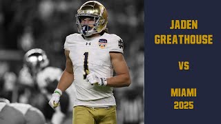 Jaden Greathouse vs Miami 2025