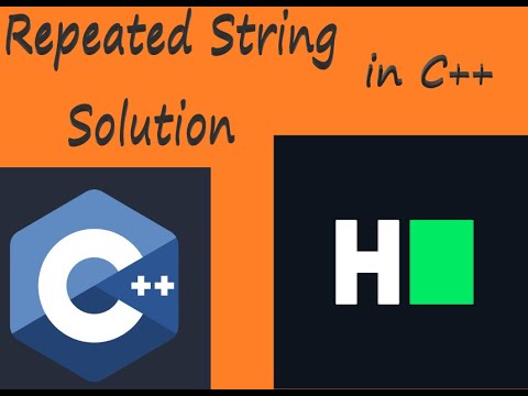 Repeated String hackerRank solution in C++ - YouTube