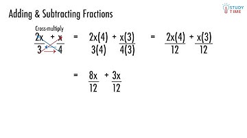Algebraic Fractions (2/7) | Algebra - NCEA Level 1 Maths | StudyTime NZ