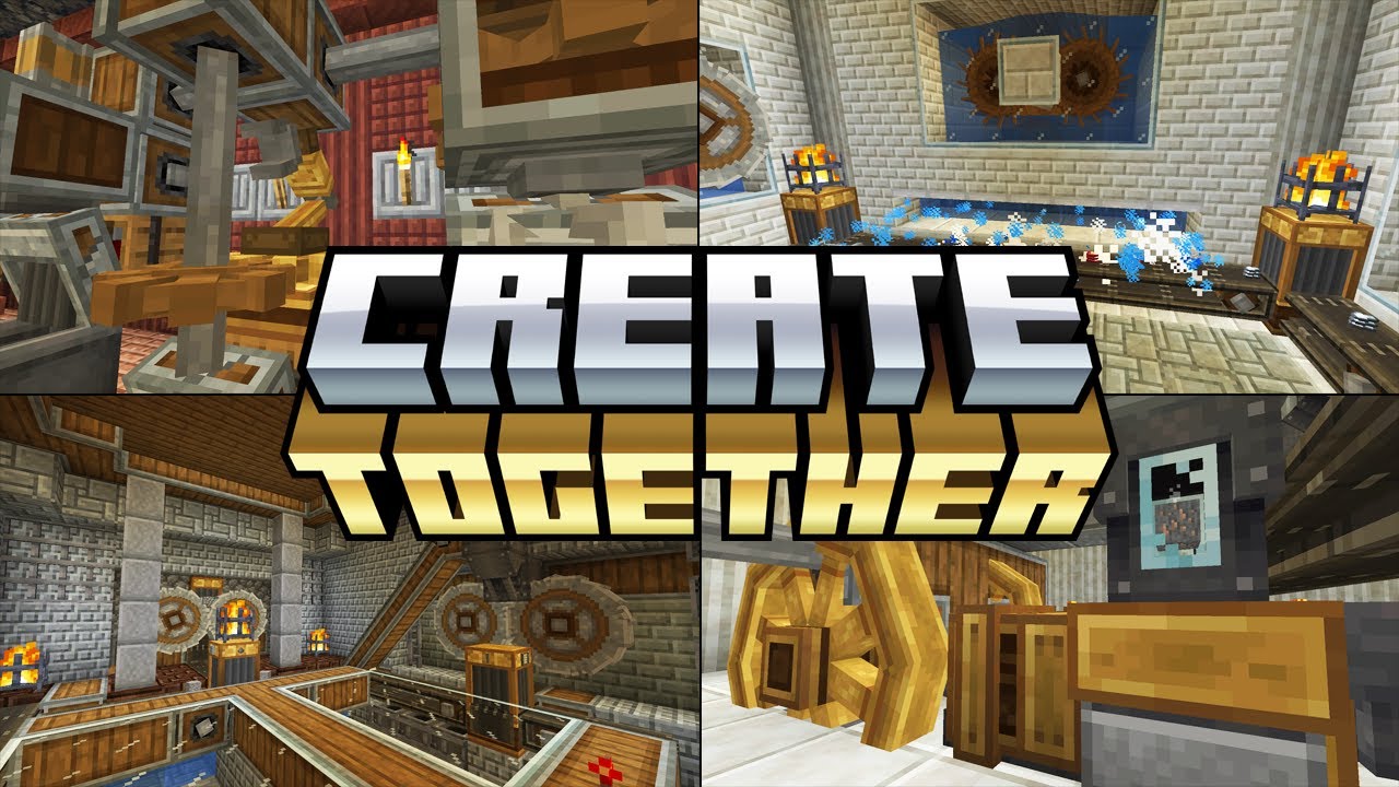 Minecraft Create Mod - My Creations With Create Together 