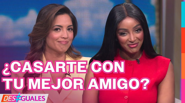 Pamela Silva y Amara opinan si podrían llegar a amar y casarse con su mejor amigo | Desiguales