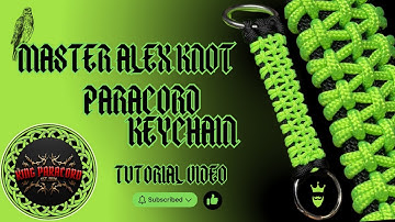 Master Alex Knot Explained Stunning Paracord Design for Beginners Pros #paracordkeychain #tutorials
