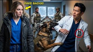 He Tried to Throw Out the SEAL’s K9… Until the Rookie Nurse Exposed His Fake Military Badge