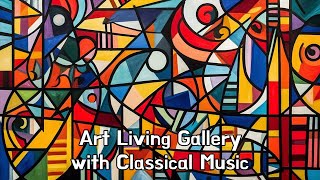 🖼️🎶 TV Wall Art Slideshow with Music | Cubism Crescendo: Visual Rhapsody & Classical Harmony 🎵🌈