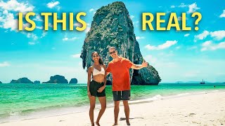 We found the MOST BEAUTIFUL place in THAILAND! 🇹🇭 (Railay beach)