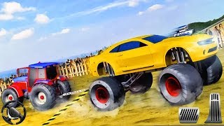 Pull Match Tractor Games - Farming Vehicles | Android Gameplay screenshot 1