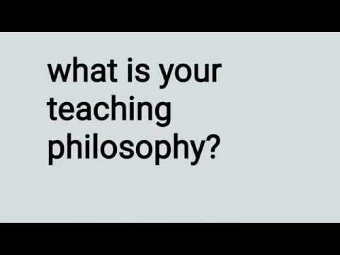 What is your teaching philosophy? || Teachers Interview Questions - YouTube
