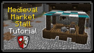 Minecraft: Medieval Market Stall Tutorial