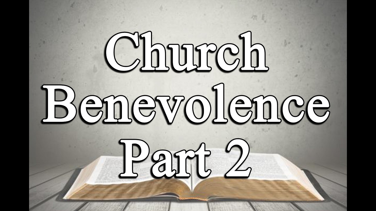 Church Benevolence Part 2 - Angeles City Southside Church Of Christ - February 26, 2026