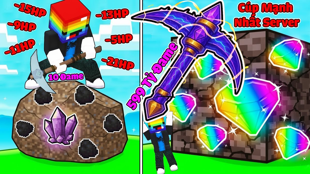 MINI GAME : CÚP MẠNH NHẤT THẾ GIỚI ** T GAMING NÂNG CẤP CÚP 500 TỶ DAME PHÁ ĐẢO GAME