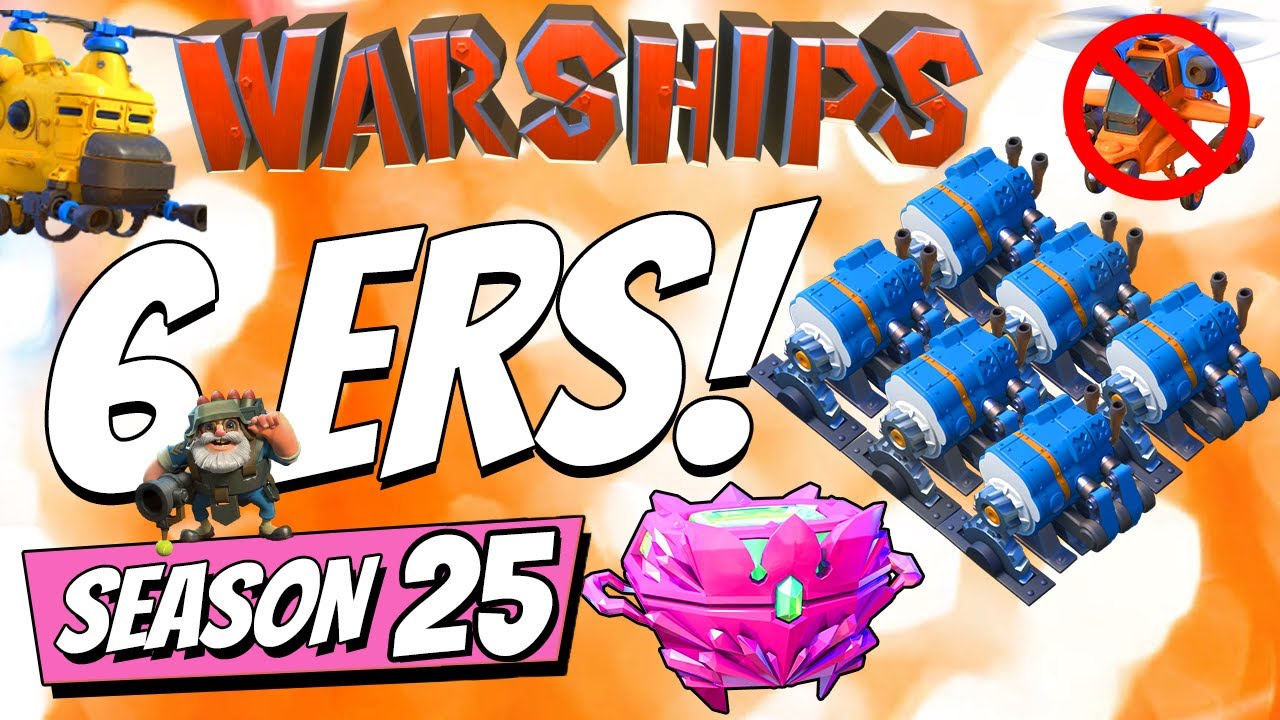 Dirty Dirty 6ER Attacks. Boom Beach Warships Season 25