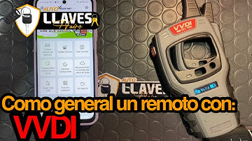Lo mejor de la VVDI, generación de mando (control remoto) para RENAULT KANGOO 2017 súper fácil