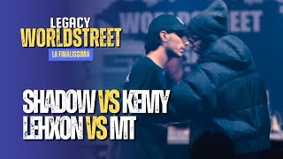 SHADOW vs KEMY / LEHXON vs MT - OTTAVI - PERUGIA - Worldstreet Legacy - Freestyle Rap Battle