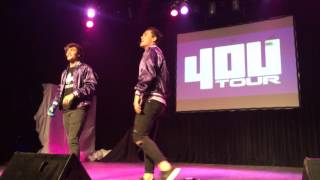 Video thumbnail of "Intro Video + Entrance - Dolan Twins (4OU Tour, Montreal, September 11th 2016)"