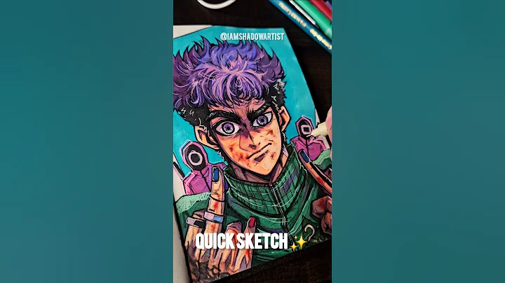 Drawing THANOS From SQUID GAME ✨️👀 #squidgame #thanos #bigbang #drawing